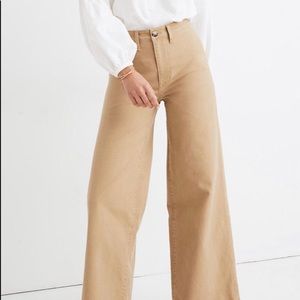 Madewell wide leg pants